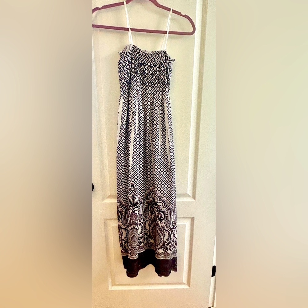 Dress by Lapis, Maxi Dress - Black/White  - OS